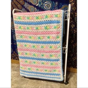 Vintage Crocheted Baby Afghan